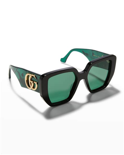 large square gucci sunglasses|Gucci oversize rectangular sunglasses.